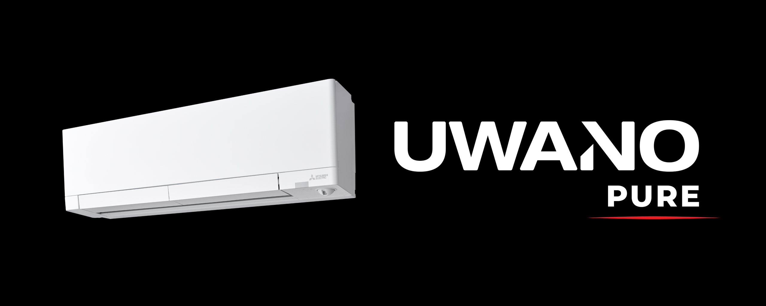 Uwano innedel og logo. Fotomontasje.