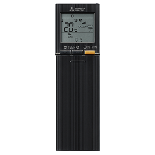 Safirsort fjernkontroll. Foto.