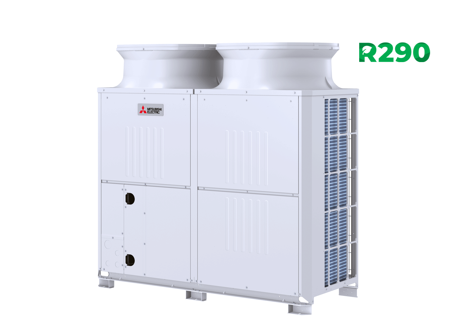 CAHVZ utedel med R290-logo.